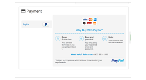 paypal payment checkout vtex store